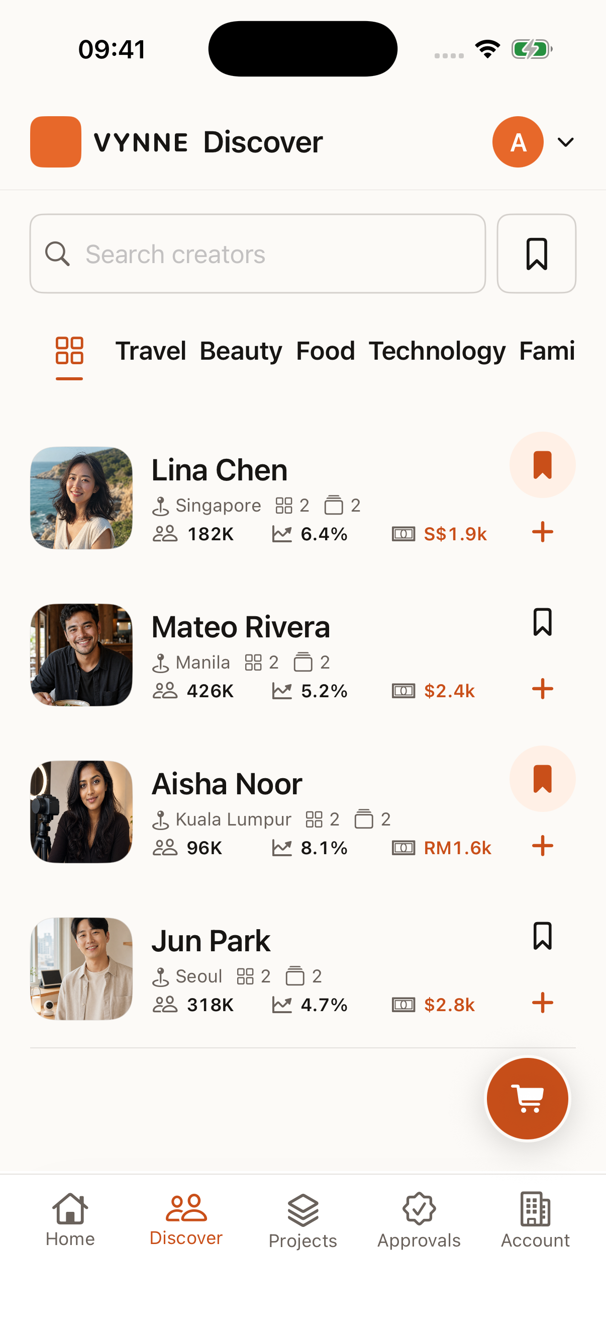 VYNNE 广告主 APP 达人发现